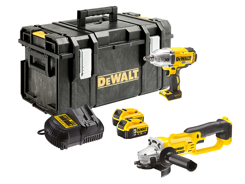 DeWALT Power Tools DCK269P2 XR Brushless Twin Pack 18V 2 x 5.0Ah Li-ion DEWDCK269P2