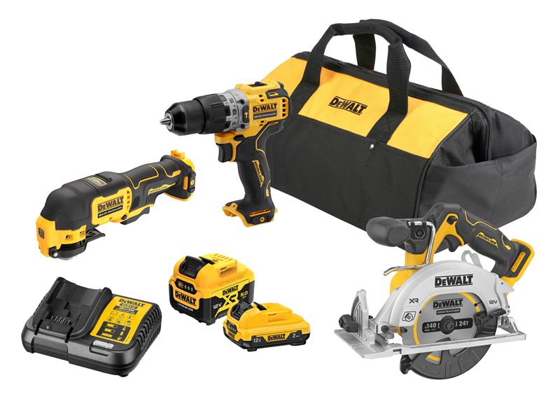 DeWALT Power Tools DCK318PD XR Brushless Kit 12V 1 x 2.0Ah &amp; 1 x 5.0Ah Li-ion DEWDCK318PD