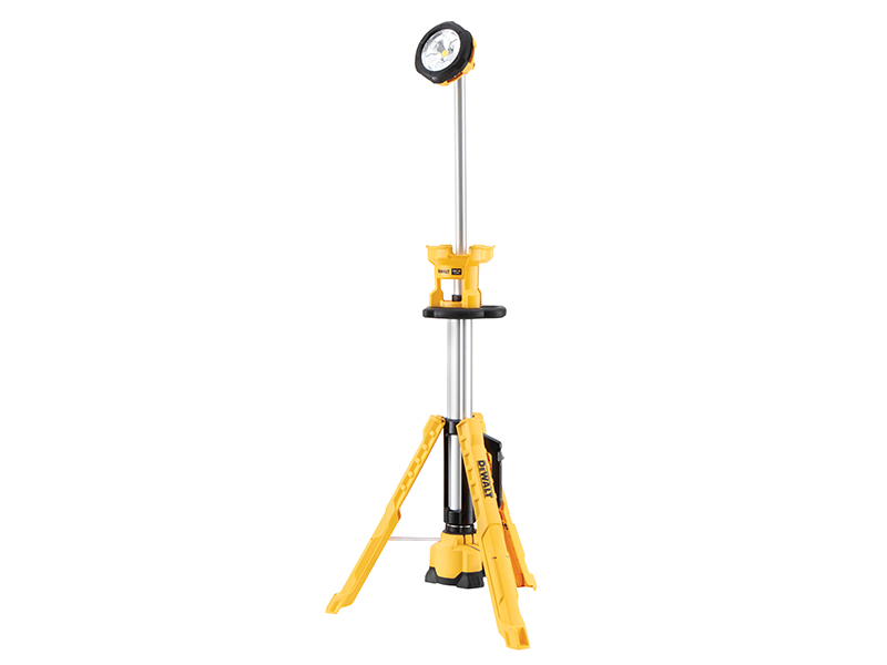 DeWALT DCL079 18v XR LED Tripod Light 3000Lumens - Body Only 