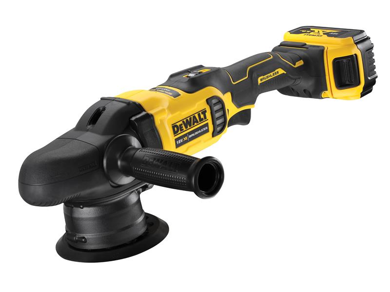 DeWALT Power Tools DCM848P2 XR Brushless Polisher 125mm 18V 2 x 5.0Ah Li-ion DEWDCM848P2