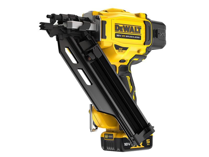 DeWALT Power Tools DCN930P2 XR Framing Nailer 18V 2 x 5.0Ah Li-ion DEWDCN930P2