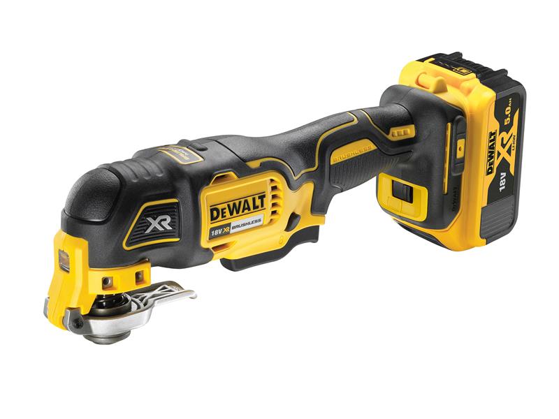 DeWALT Power Tools DCS356P1 XR Oscillating Multi-Tool 18V 1 x 5.0Ah Li-ion DEWDCS356P1