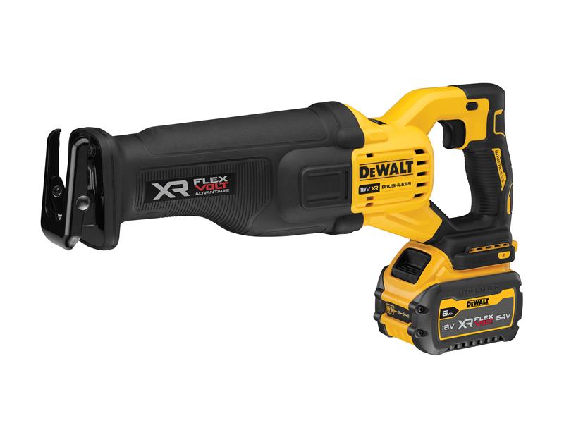 DeWALT Power Tools DCS386T1 XR Advantage Reciprocating Saw 18V 1 x FlexVolt 6.0Ah Li-ion DEWDCS386T1