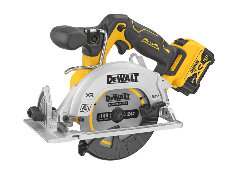 DeWALT Power Tools DCS512D2 Brushless XR Circular Saw 12V 2 x 5.0Ah Li-ion DEWDCS512P2