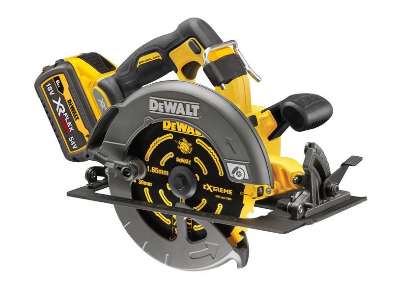 DeWALT Power Tools DCS578T2 XR FlexVolt Circular Saw 190mm 54V 2 x 2.0Ah Li-ion DEWDCS578T2