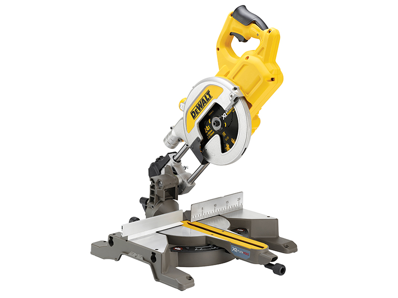 DeWALT Power Tools DCS777T2 XR FlexVolt Mitre Saw 216mm 54V 2 x 2.0Ah Li-ion DEWDCS777T2