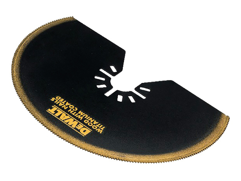 DeWALT Power Tools Multi-Tool Titanium Semi Circle Blade 100mm DEWDT20709