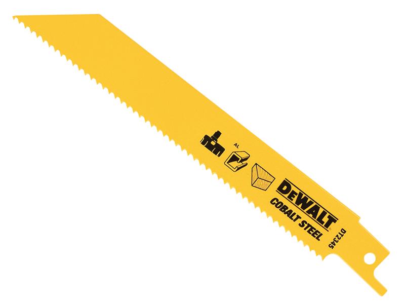DeWALT Power Tools Bi-Metal General Purpose Reciprocating Blade 152mm x 10 TPI (Pack 5) DEWDT2345QZ