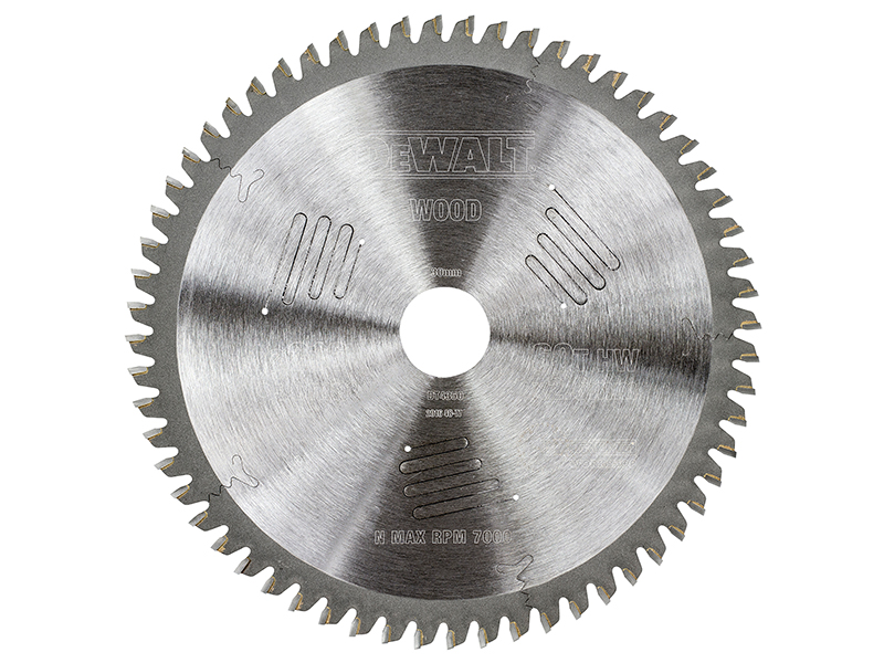 DeWALT Power Tools Series 60 Circular Saw Blade 216 x 30mm x 60T ATB/Neg DEWDT4350QZ