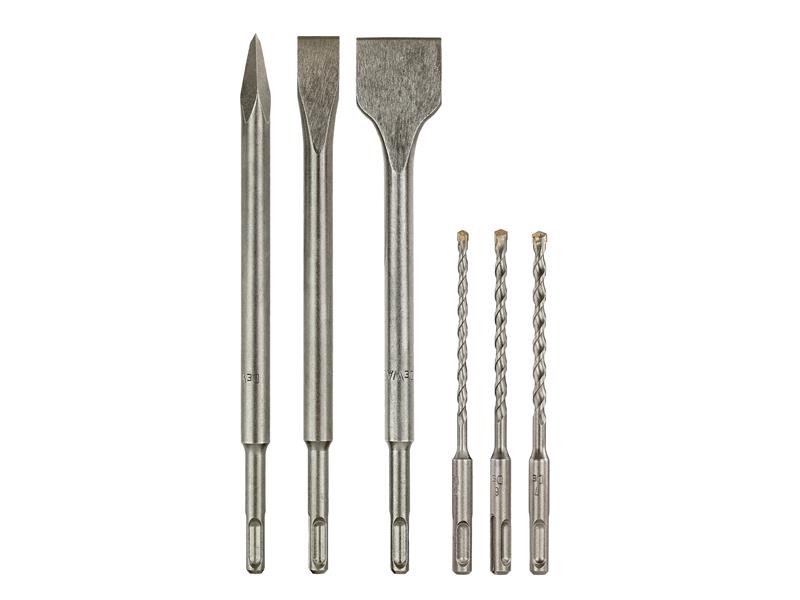 DeWALT Power Tools DT60331 SDS Plus Drill and Chisel Bit Set, 6 Piece DEWDT60331QZ