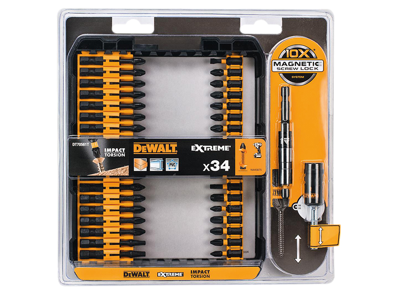 DeWALT Power Tools DT70561T Impact Torsion Set + 3in Holder, 34 Piece DEWDT70561T