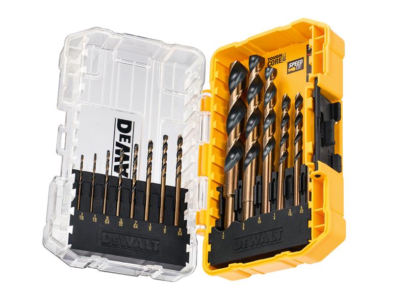 DeWALT Power Tools DT70727 BLACK&amp;GOLD HSS Drill Set, 14 Piece DEWDT70727QZ