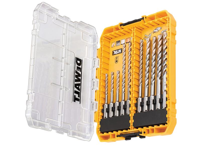 DeWALT Power Tools DT70752 SDS Plus XLR Full Head Carbide Drill Bit Set, 10 Piece DEWDT70752QZ