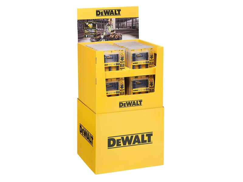 DeWALT Power Tools FSDU Merch Tower with 40 x DT70709 Screwdriving Sets DEWDT70771QZ