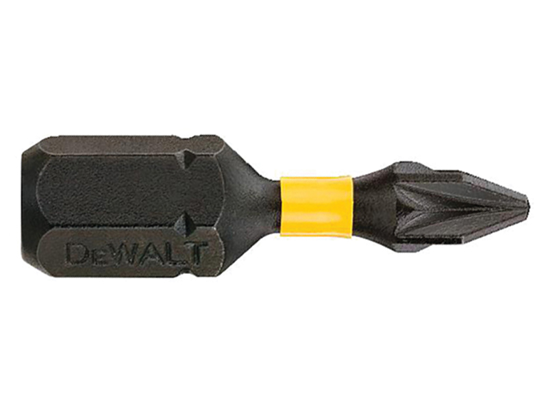 DeWALT Power Tools Extreme Impact Torsion Bits PZ1 x 25mm (Pack 5) DEWDT7386TQZ