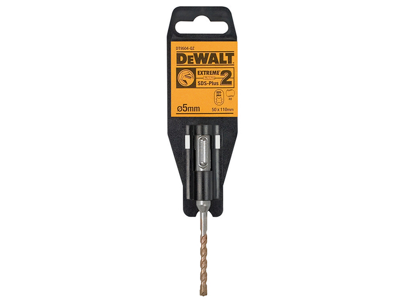 DeWALT Power Tools SDS Plus EXTREME 2 Drill Bit 5 x 110mm DEWDT9504QZ