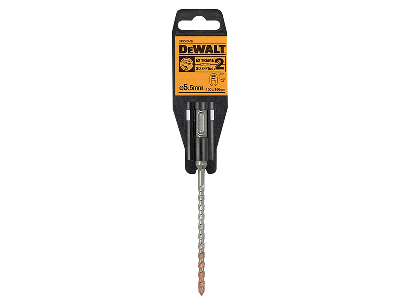 DeWALT Power Tools SDS Plus EXTREME 2 Drill Bit 5.5 x 160mm DEWDT9509QZ