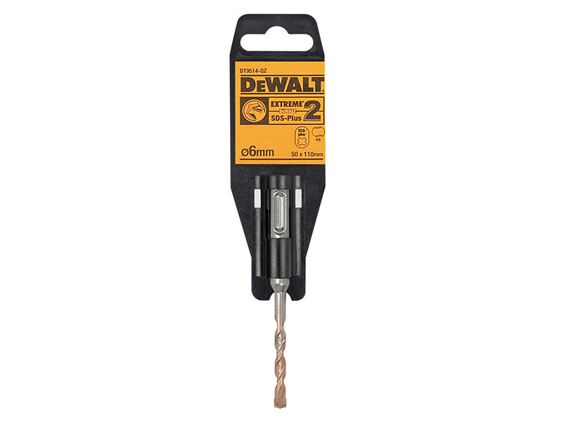 DeWALT Power Tools SDS Plus EXTREME 2 Drill Bit 6 x 110mm DEWDT9514QZ