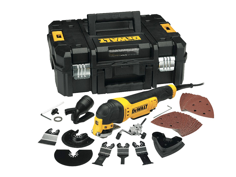 DeWALT Power Tools DWE315KT Multi-Tool Quick Change Kit &amp; TSTAK 300W 240V DEWDWE315KT