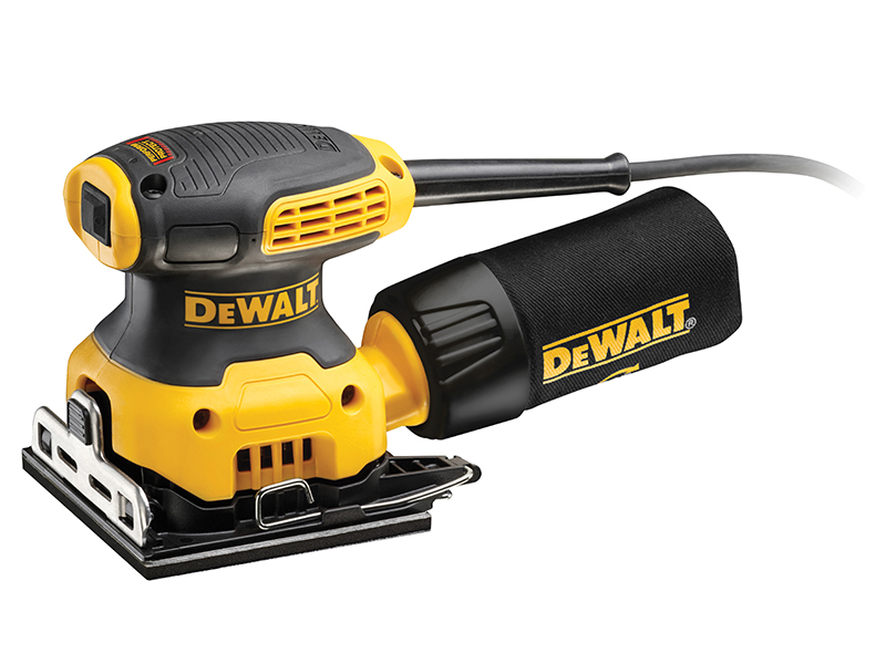 DeWALT Power Tools DWE6411 1/4 Sheet Palm Sander 230W 240V DEWDWE6411