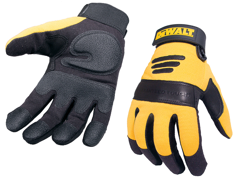 DeWALT Power Tools Synthetic Padded Leather Palm Gloves - Large DEWPERFORM2