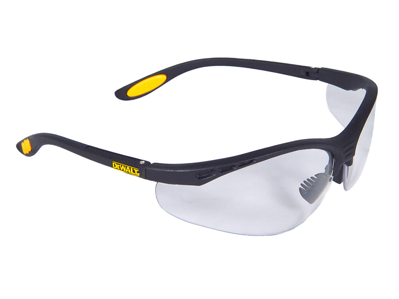 DeWALT Power Tools Reinforcer Safety Glasses - Clear DEWSGRFC