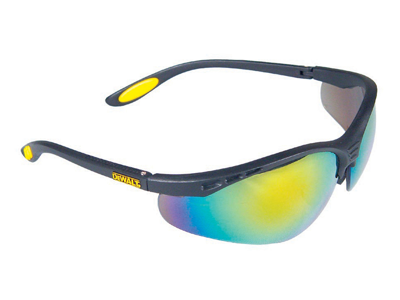DeWALT Power Tools Reinforcer Safety Glasses - Fire Mirror DEWSGRFFM