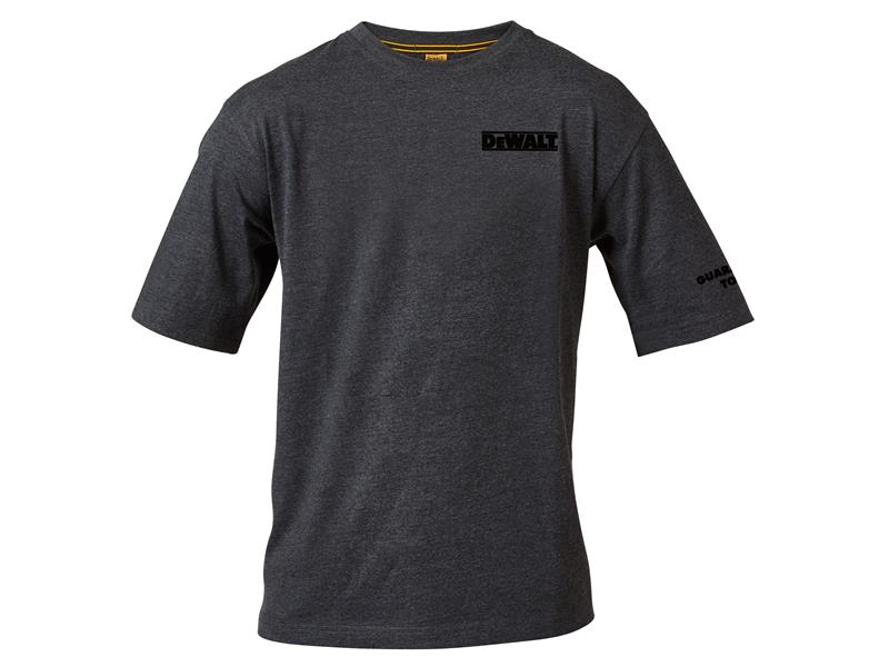 DeWALT Power Tools Typhoon Charcoal Grey T-Shirt - L (46in) DEWTYPHL