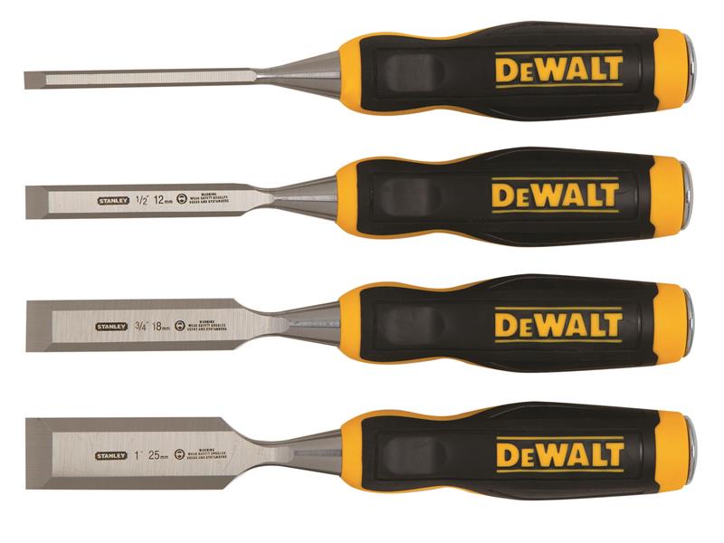 DeWALT Hand Tools Wood Chisel Set, 4 Piece DHT016063