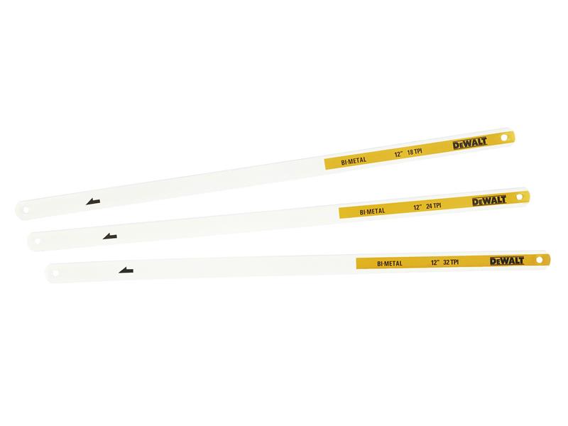 DeWALT Hand Tools Mixed Hacksaw Blade Pack, 3 Piece DHT020558