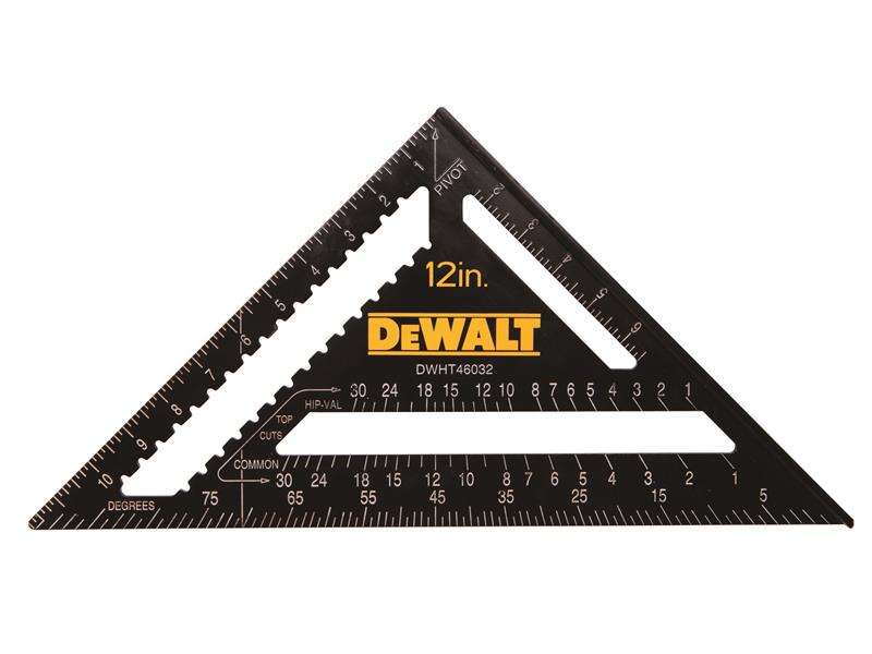 DeWALT Hand Tools Rafter Layout Square 12in DHT046032