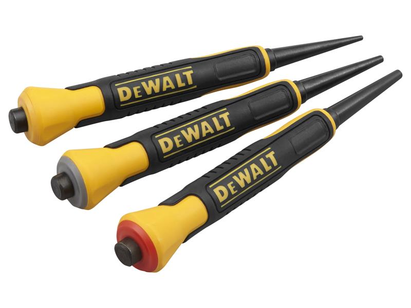 DeWALT Hand Tools Bi-Material Nail Punch Set, 3 Piece DHT058018