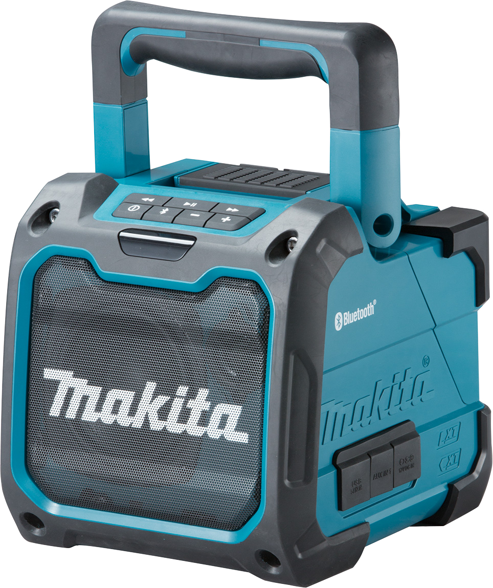 Makita DMR200 18V / 240V Job Site Bluetooth Speaker and Auxiliary Connection - Body Only