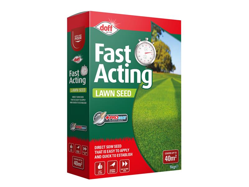 DOFF Fast Growing Lawn Seed 1kg DOFFLCA00DOF