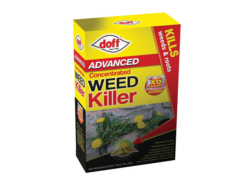 DOFF Advanced Concentrated Weedkiller 6 Sachet DOFFY006