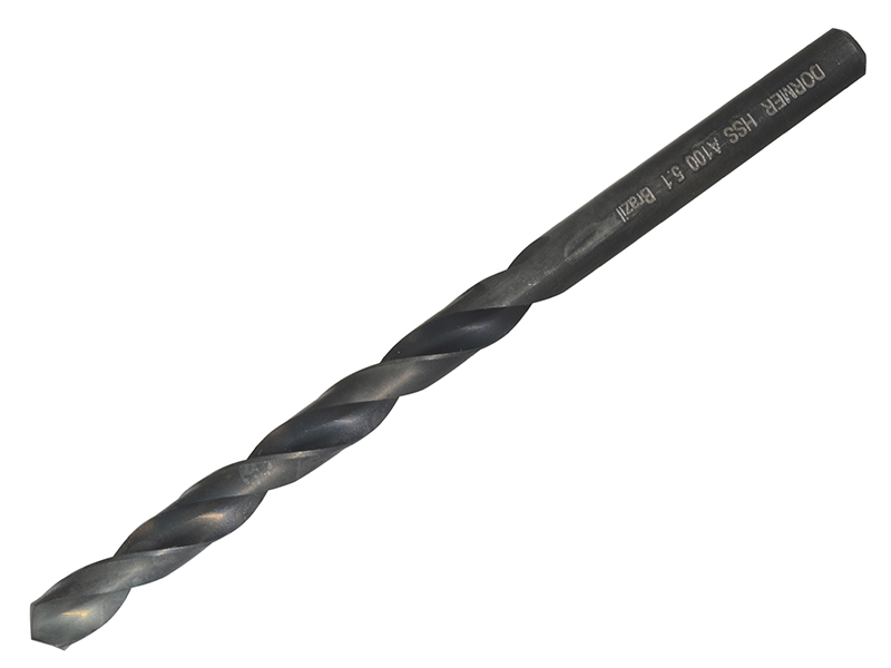 Dormer A100 HSS Jobber Drill Bit 5.10mm OL:86mm WL:52mm DORA100510