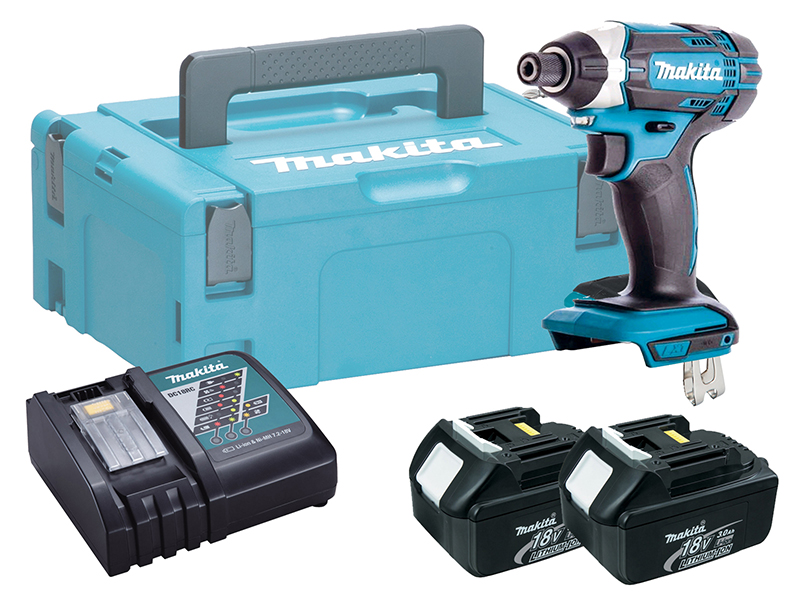 Makita 18V Brushed LXT Impact Driver High Rotation Speed - DTD152 - 3.0Ah Pack