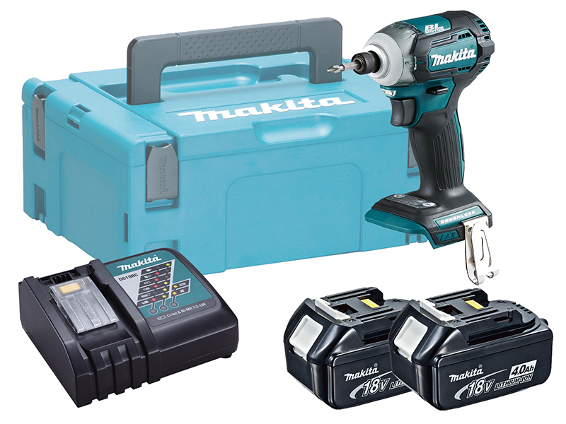 Makita 18V Brushless Multi-Mode Impact Driver - DTD170 - 4.0Ah Pack