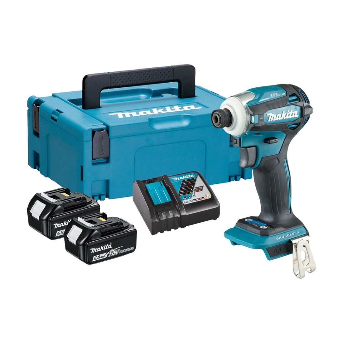 Makita 18V Brushless Multi-Mode Impact Driver LXT - DTD172RTJ - 5.0ah Pack