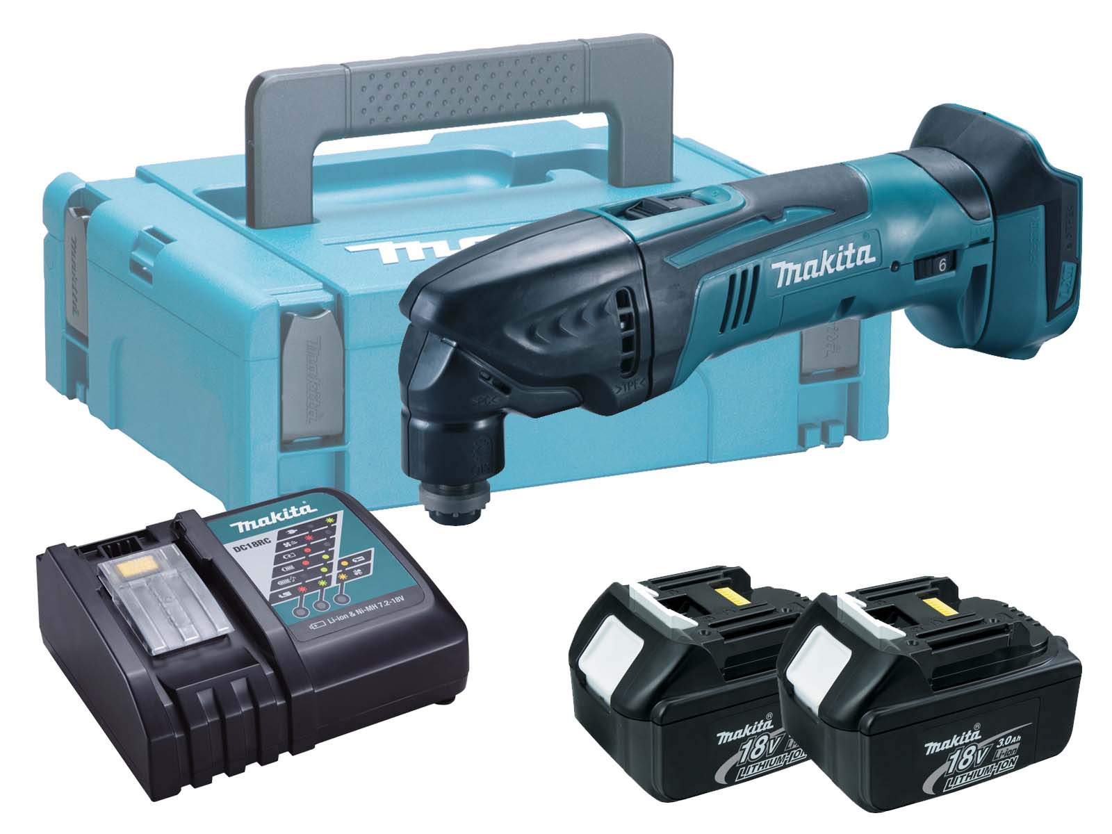 Makita 18V Brushed Multi Tool LXT - DTM50 - 3.0Ah Pack