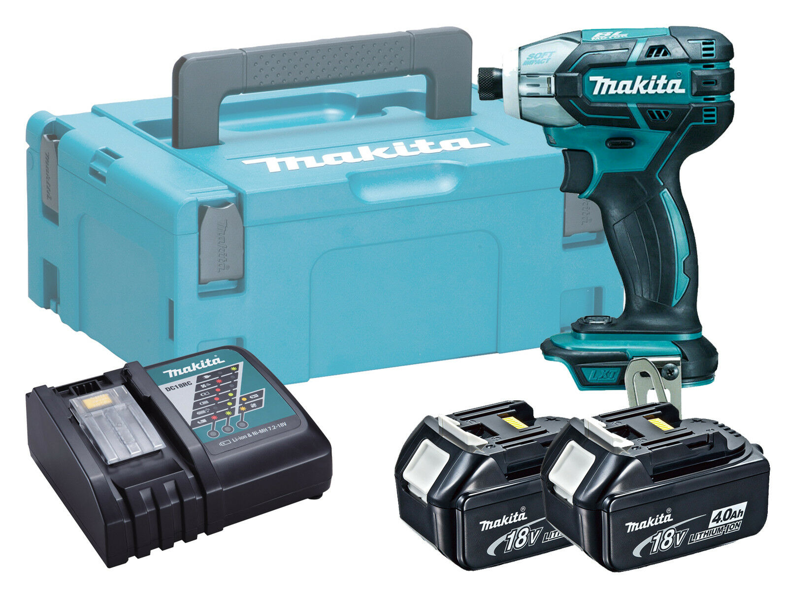Makita DTS141 18V Brushless Cordless Oil Pulse Driver - 4.0Ah Kit
