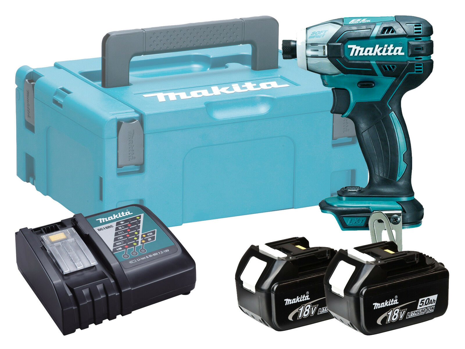 Makita DTS141 18V Brushless Cordless Oil Pulse Driver - 5.0Ah Kit