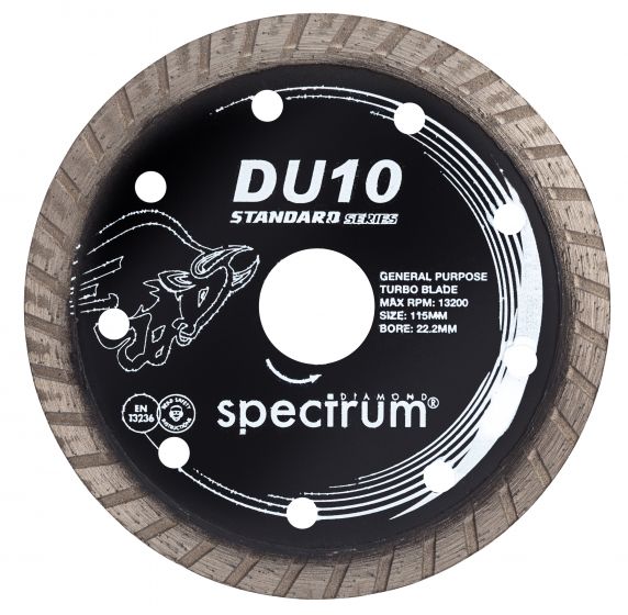 Spectrum Standard Turbo Diamond Blade - General Purpose 115mm