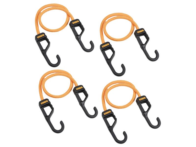 DEWALT DWC300244EU 4pc Cargo Bungee Cord 61cm (24in)