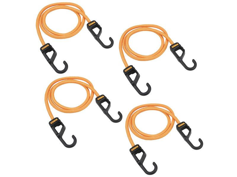 DEWALT DWC300484EU 4pc Cargo Bungee Cord 121cm (48in)