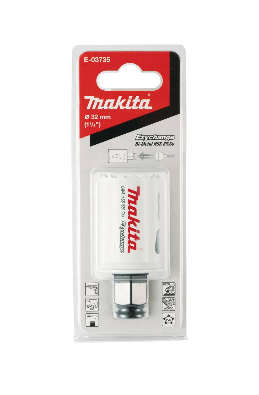 Makita E-03735 EZYCHANGE Quick Change Bi-Metal Holesaw 32mm