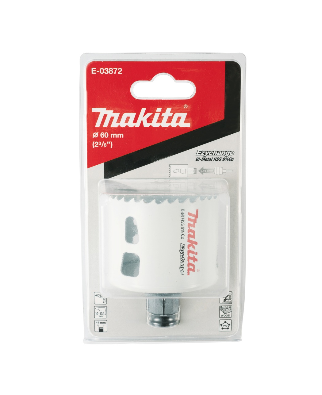 Makita E-03872 EZYCHANGE Quick Change Bi-Metal Holesaw 60mm