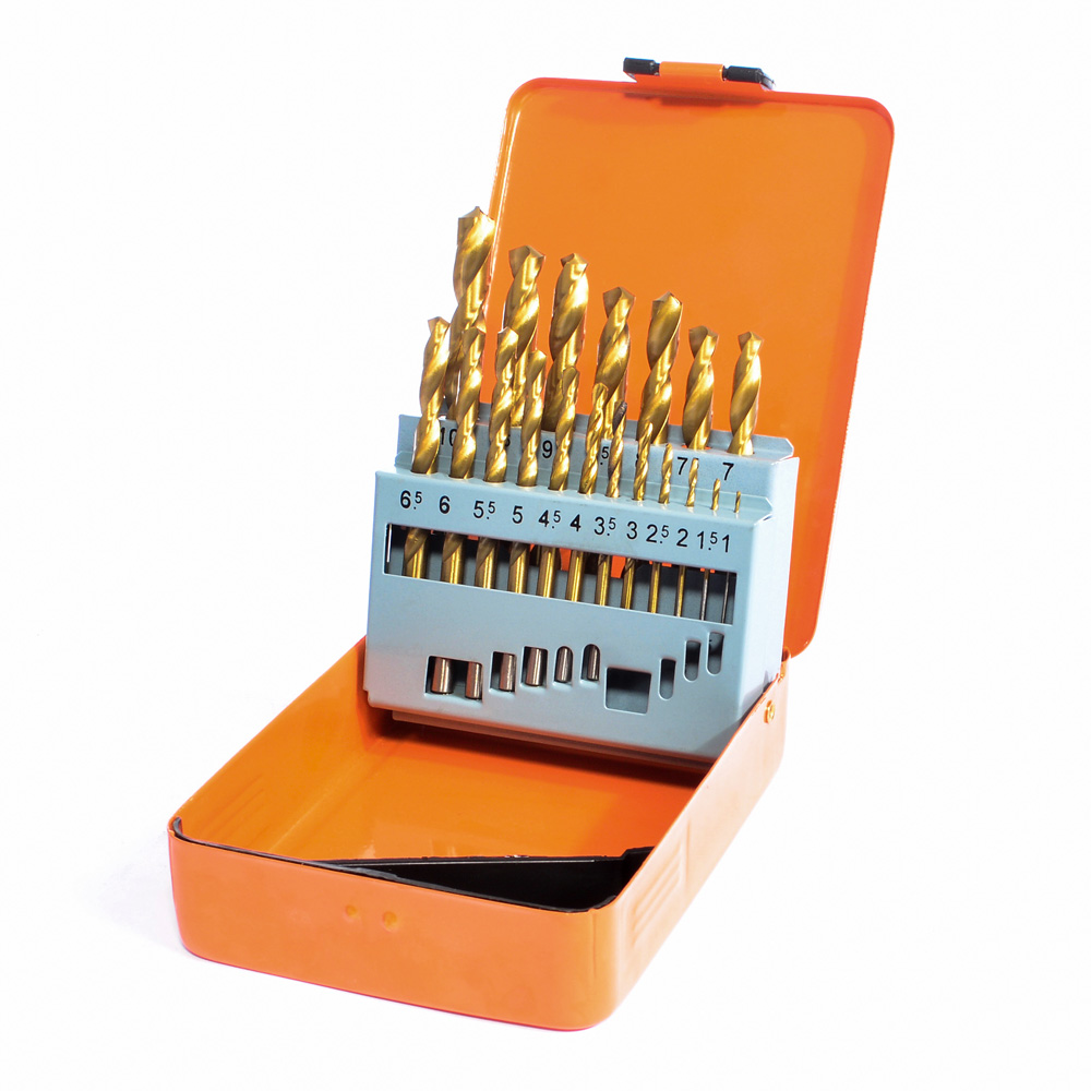 Vaunt Essentials HSS Titanium Coated Drill Bit Set - 19 Piece