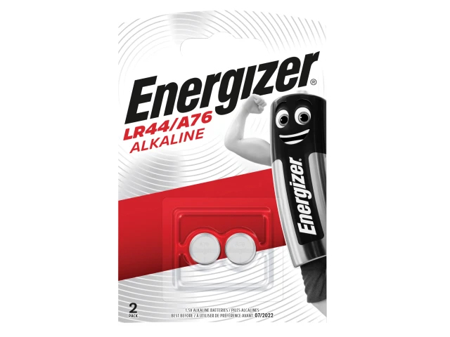 Energizer LR44 Coin Alkaline Batteries Pack of 2 - S3285
