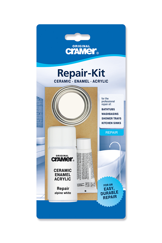 Cramer Ceramic Enamel Repair Kit - White
